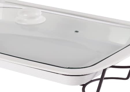 Plat de Service Élégant avec Support – Image 5