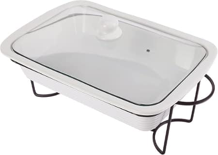 Plat de Service Élégant avec Support – Image 7
