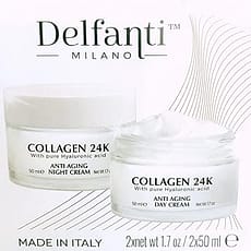 Delfanti Milano Collagen 24K Anti Aging Night Cream et Day Cream