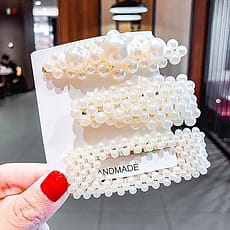 Barrette à Cheveux Perle Élégante